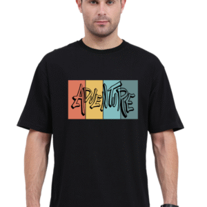 Unisex Oversized Classic T-Shirt | UC22 Black – Comfortable, Stylish & Perfect Fit
